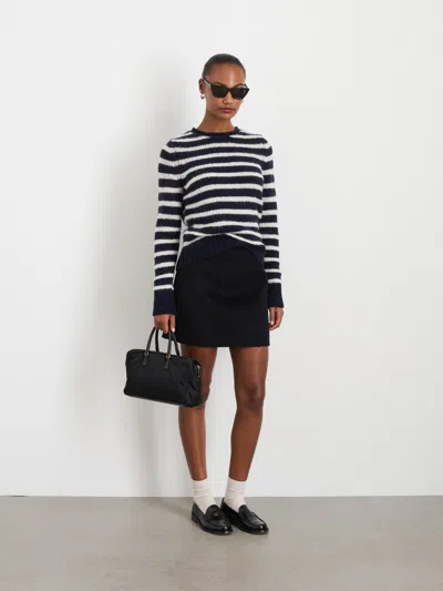 Alex Mill Jaime Striped Sweater In Navy/ivory