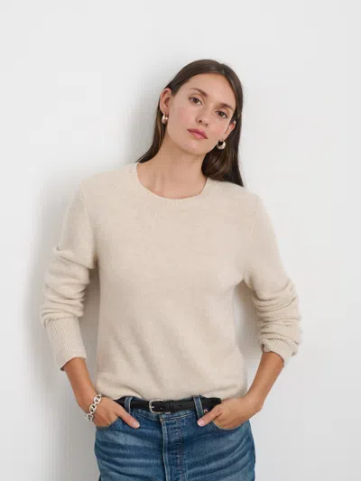 Alex Mill Lana Sweater In Cashmere In Heather Ecru