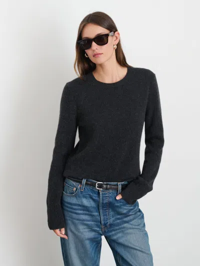 Alex Mill Lana Sweater In Cashmere In Charcoal