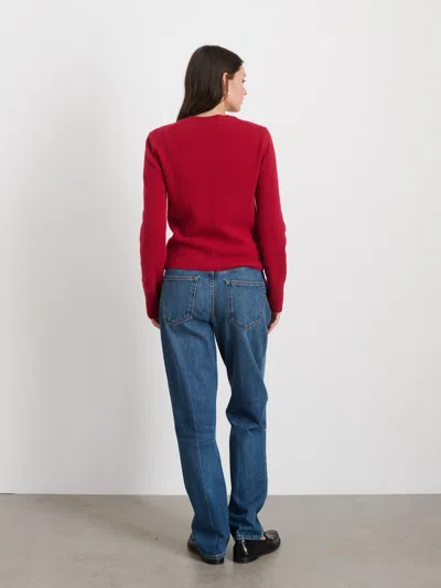Alex Mill Lana Sweater In Cashmere In Garnet