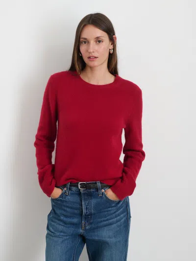 Alex Mill Lana Sweater In Cashmere In Garnet
