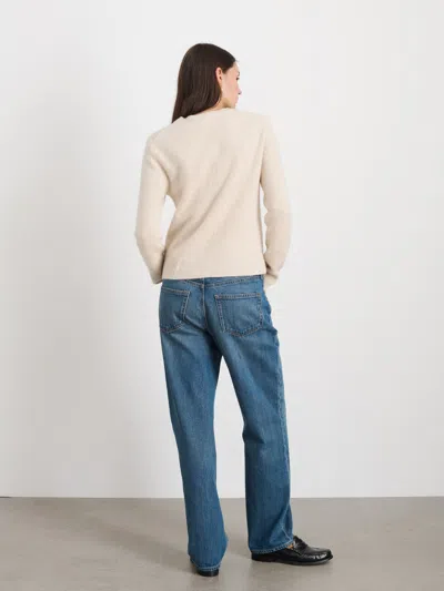 Alex Mill Lana Sweater In Cashmere In Heather Ecru