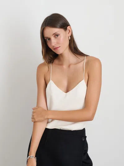 Alex Mill Lauren Cami In Tencel In Ivory