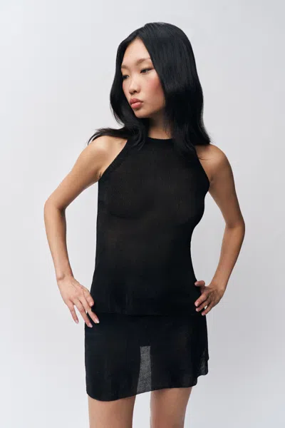 Danielle Guizio Ny Millie Top In Black