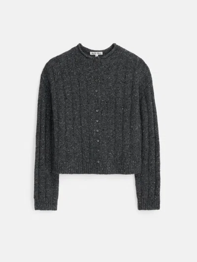 Alex Mill Reese Cardigan In Donegal In Charcoal