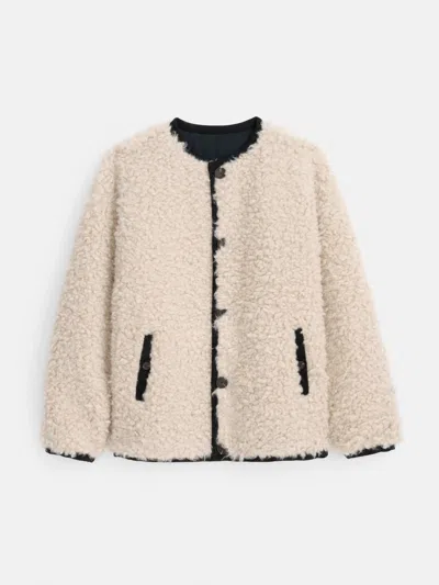 Alex Mill Reversible Polar Bear Jacket In Black