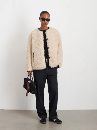 Alex Mill Reversible Polar Bear Jacket In Black