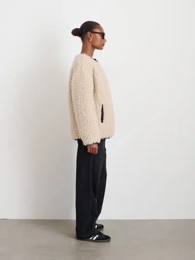 Alex Mill Reversible Polar Bear Jacket In Black