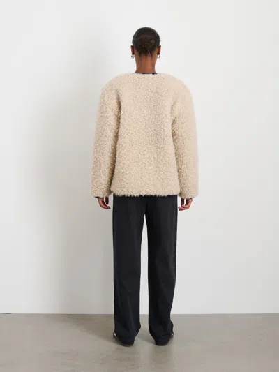 Alex Mill Reversible Polar Bear Jacket In Black