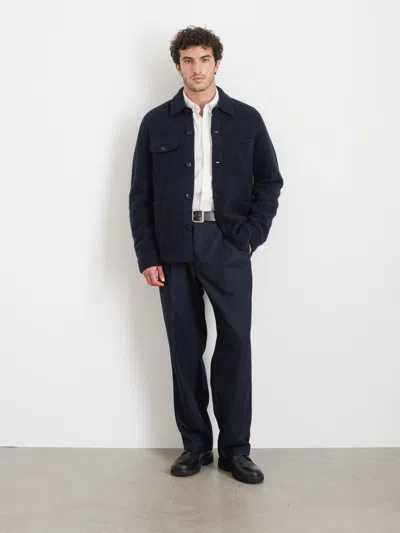 ALEX MILL WORK JACKET IN BOILED WOOL 