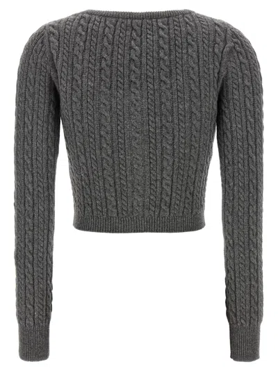 Alessandra Rich Wool Knitted Cardigan