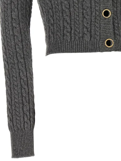 Alessandra Rich Wool Knitted Cardigan