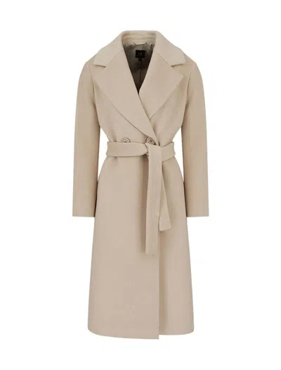 Armani Exchange Coats In Pure Cashmere