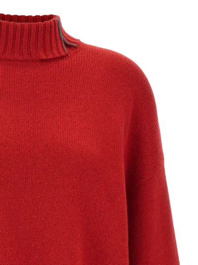 Brunello Cucinelli Monili Cashmere Turtleneck Sweater