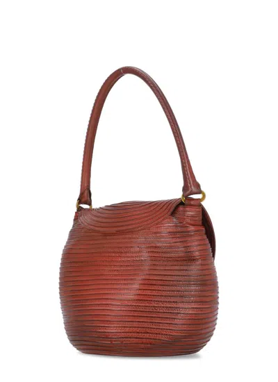 Shop Majo Bags.. Bordeaux In Red