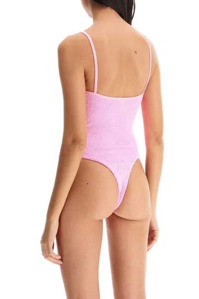 Shop Hunza G Petra One-piece Swims In Pink