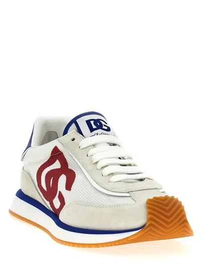 Dolce & Gabbana Cushion Low-top Sneakers Featuring Contrasting Elements