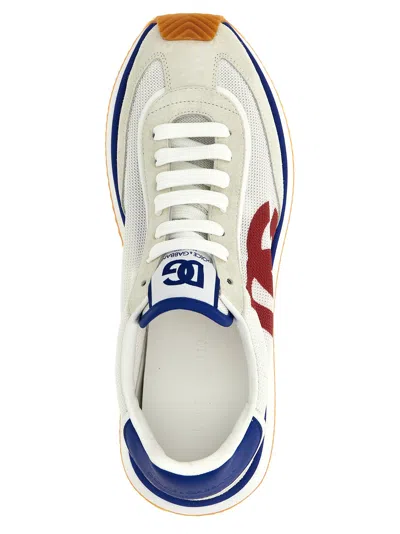 Dolce & Gabbana Cushion Low-top Sneakers Featuring Contrasting Elements