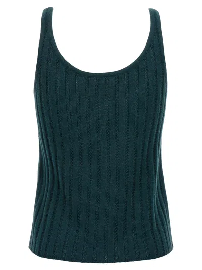 Eres 'knit Ribbed Scoop Neck Sleeveless Top'