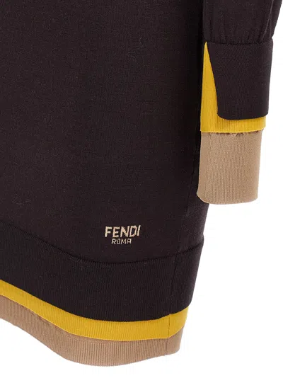 Fendi Mini Wool Dress