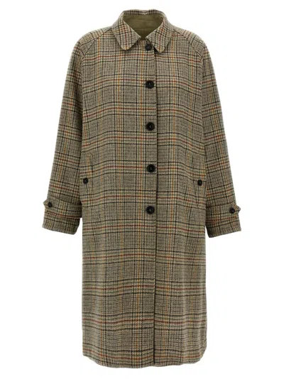 Fortela Multicolor Stanford Reversible Trench Coat