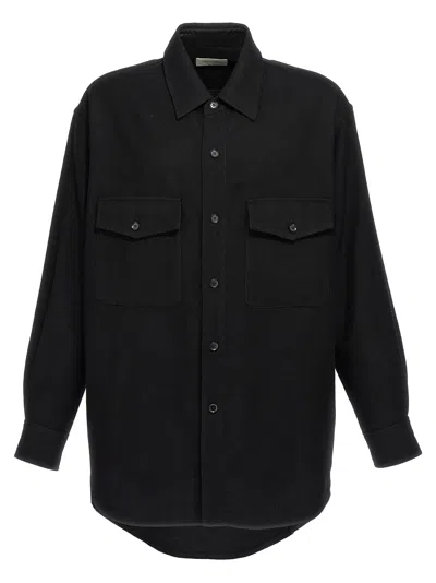 Lemaire 'double Poches Overshirt' Chemise In Black