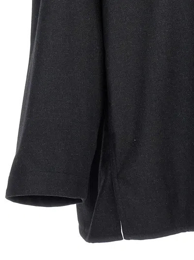 Lemaire Smock Blouse With V-neckline And Chest Pocket