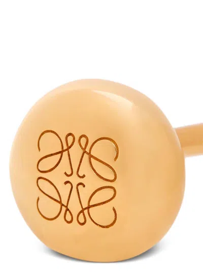 Loewe Anagram Pebble Bangle In Sterling Silver In Gold