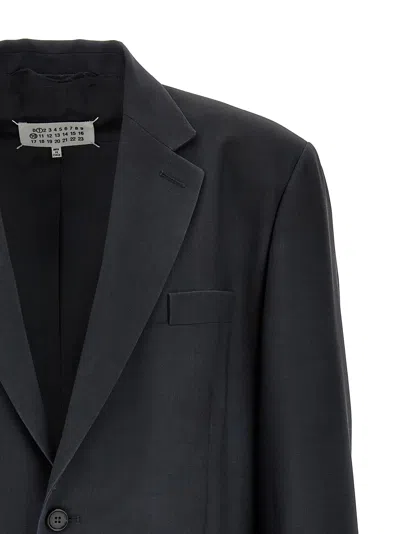 Maison Margiela Single-breasted Blazer With Button Cuffs And Pockets