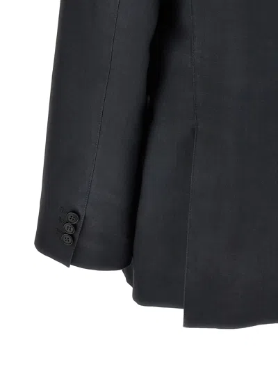 Maison Margiela Single-breasted Blazer With Button Cuffs And Pockets