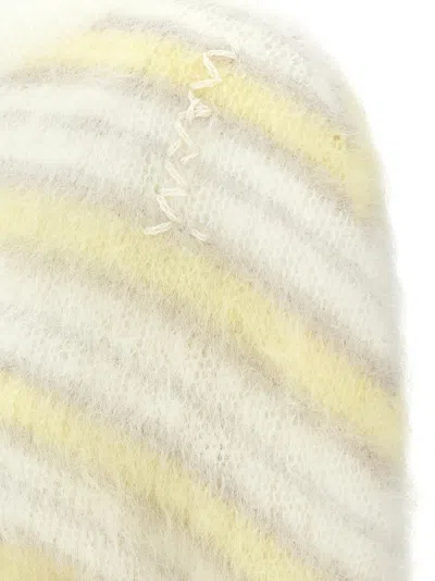 Marni Cozy Crewneck Sweater Shoulder Detail In Multi