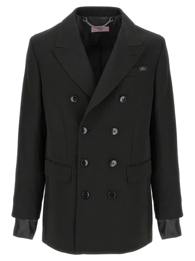 Martine Rose Striped Blazer Buttoned Cuffs