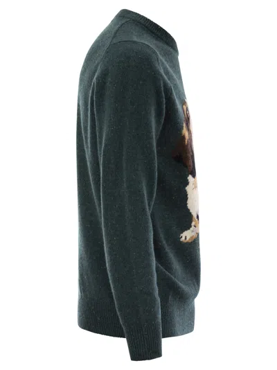 MC2 SAINT BARTH MC2 SAINT BARTH DACHSHUND JUMPER IN WOOL BLEND 