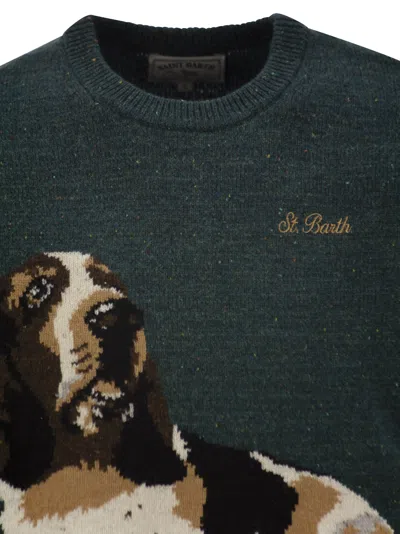 MC2 SAINT BARTH MC2 SAINT BARTH DACHSHUND JUMPER IN WOOL BLEND 