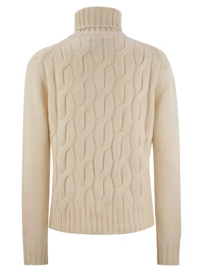 Mc2 Saint Barth Giverny - Cable-knit Turtleneck Jumper
