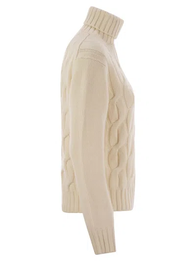 Mc2 Saint Barth Giverny - Cable-knit Turtleneck Jumper