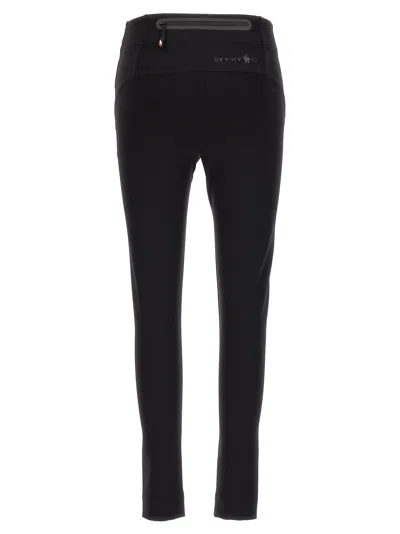 Moncler Brand-embossed Slim-fit High-rise Stretch-woven Leggings