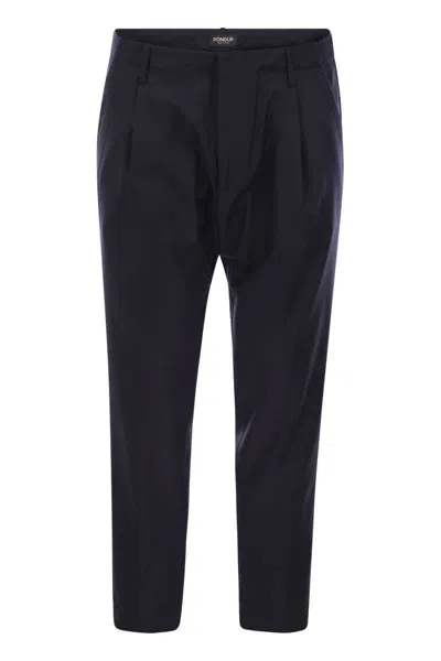 Dondup Belt Loop Casual Pants In Black