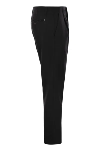 Dondup Belt Loop Casual Pants In Black