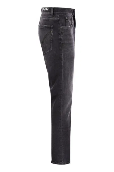 Dondup Pantalone Dian Nero Lavato In Black