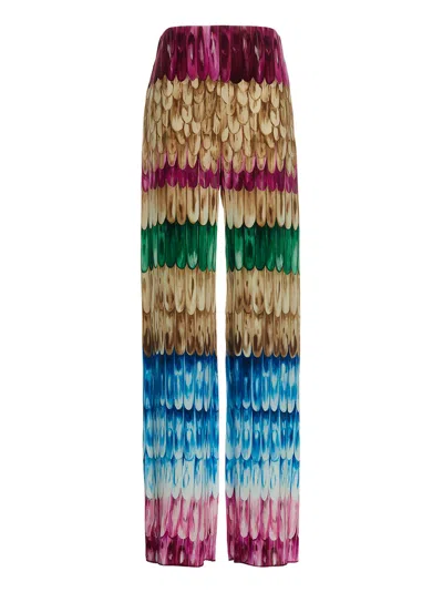 Valentino Printed Pants In Multicolor