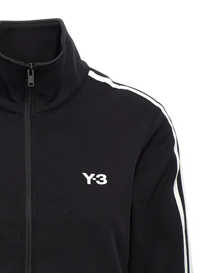 Y-3 Adidas 3-striped Track Top In White/black