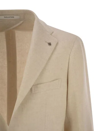 Tagliatore Men's Virgin Wool Blend Jacket In Oat