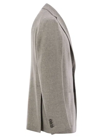 Tagliatore Men's Virgin Wool Blend Jacket In Pearl