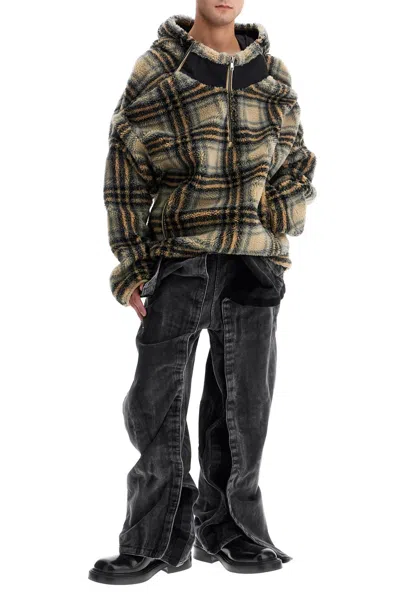 Y/project Y Project Men's Fleece Jacket With Zip Openings In Beige