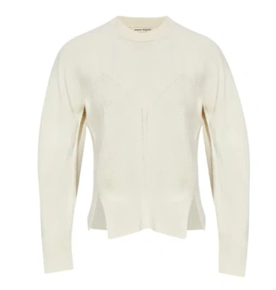 Alexander Mcqueen Chevron Corset Pullover Clothing