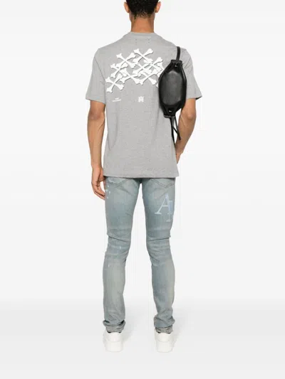 Amiri Bones Stacked Cotton T-shirt