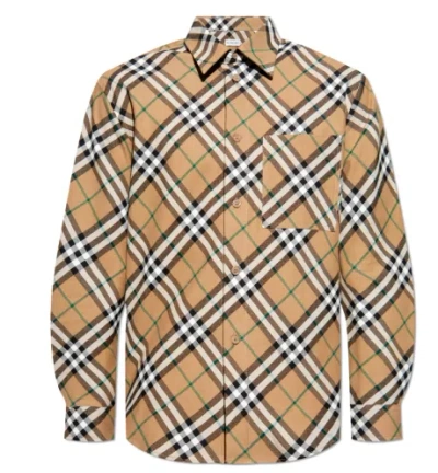 Burberry Check Print Cotton Shirt