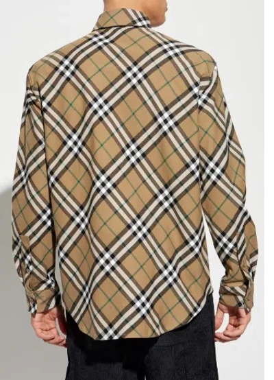 Burberry Check Print Cotton Shirt