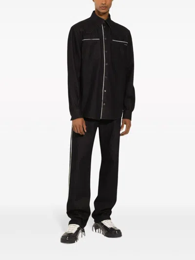 Dolce & Gabbana Men's 5-pocket Straight-leg Jeans